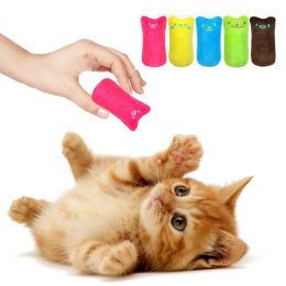 2pcs Funny Cat Pet Toys Molar Cleaning Cat Supplies Catnip Mini Plush Toys Fashion Stuffed Interactive Pet Companion Products (Color: Pink)